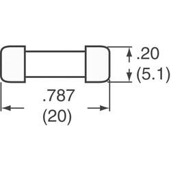 2A 250V AC DC Fuse Cartridge, Glass Holder 5mm x 20mm - Bel Fuse Inc. (1)