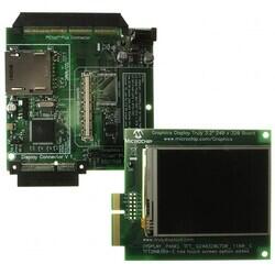 AC164127-4 + AC164127-5 Bundle LCD Touch Screen Display Evaluation Board - Microchip Technology