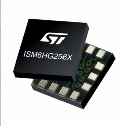 Accelerometer, Gyroscope, Temperature, 3 Axis Sensor I²C, I3C℠, SPI Output - STMicroelectronics