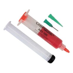 Thermoset Chip Glue (Red) - 10cc syringe - Chip Quik Inc.