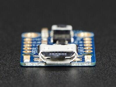 Adafruit 1500 - Trinket - Mini Microcontroller - 3.3V Logic - MicroUSB - 2