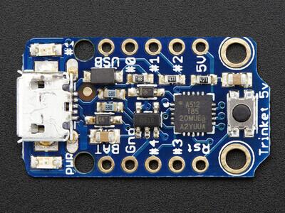 Adafruit 1501 - Trinket - Mini Microcontroller - 5V Logic - 3
