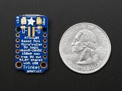 Adafruit 1501 - Trinket - Mini Microcontroller - 5V Logic - 5