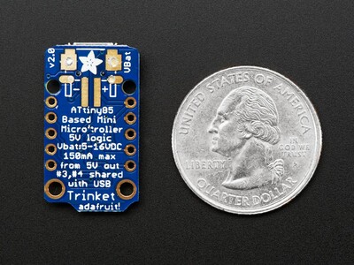 Adafruit 1501 - Trinket - Mini Microcontroller - 5V Logic - 5
