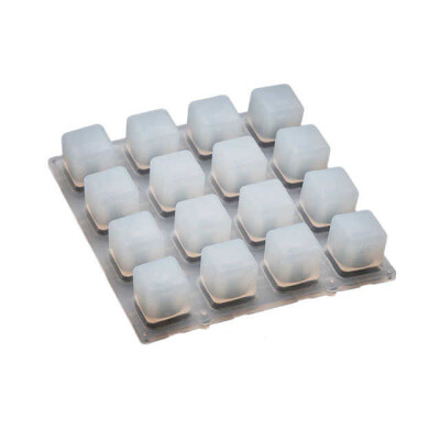 Silicone Elastomer 4x4 Button Keypad - for 3mm LEDs - 1