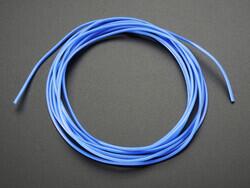 26 AWG Hook-Up Wire Blue 600V 6.56' (2.00m) - Adafruit Industries LLC