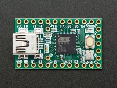 Adafruit 199 - Teensy (ATmega32u4 USB dev board) 2.0 - ATmega32u4 - 2