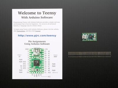 Adafruit 199 - Teensy (ATmega32u4 USB dev board) 2.0 - ATmega32u4 - 4