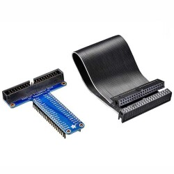 Adafruit 2028 - Assembled Pi T-Cobbler Plus - GPIO Breakout - Pi A+, B+, Pi 2/3/4, Zero - Adafruit Industries LLC