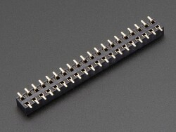 Adafruit 2187 - SMT GPIO Header for Raspberry Pi HAT - 2x20 Short Female Header - 3