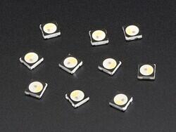 Addressable Lighting series 10 LED Discrete Serial (Shift Register) Red, Green, Blue, White (RGBW) 5.00mm L x 5.00mm W - Adafruit Industries LLC (1)