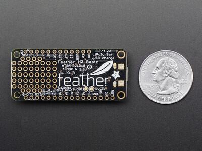 Adafruit 2772 - Feather M0 Basic Proto - ATSAMD21 Cortex M0 - 7