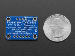 Adafruit 3463 - Precision NXP 9-DOF Breakout Board - FXOS8700 + FXAS21002 - 3
