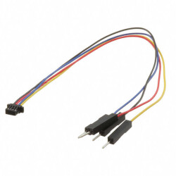 STEMMA QT / Qwiic JST SH 4-pin to Premium Male Headers Cable - 150mm Long - Adafruit Industries LLC