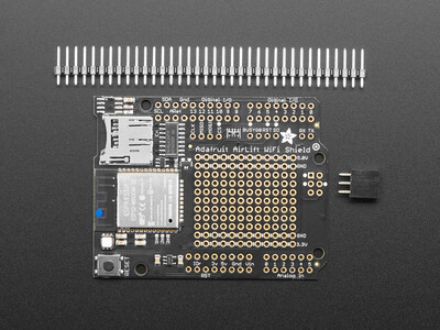 Adafruit 4285 - AirLift Shield - ESP32 WiFi Co-Processor - 3