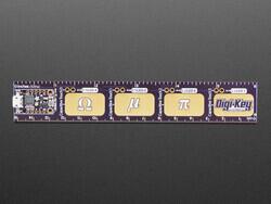 ATSAMD21E18 PyRuler with Embedded Trinket M0 series ARM® Cortex®-M0+ MCU 32-Bit Embedded Evaluation Board - Adafruit Industries LLC