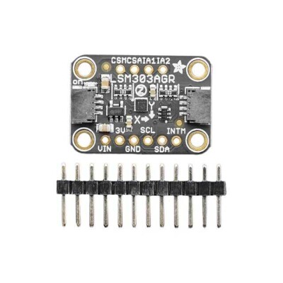 Adafruit 4413 - LSM303AGR Accelerometer Magnetometer - STEMMA QT Qwiic - 1