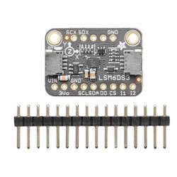 Adafruit 4503 - LSM6DS3TR-C 6-DoF Accel + Gyro IMU - STEMMA QT / Qwiic - 1