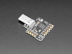 Adafruit 4514 - Serpente - Tiny CircuitPython Prototyping Board - USB C Plug - 1