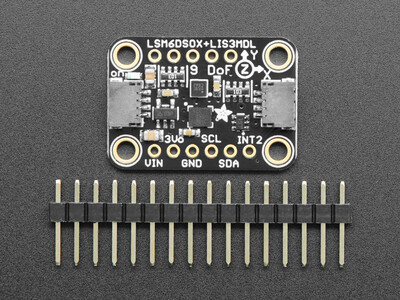 Adafruit 4517 - LSM6DSOX + LIS3MDL - Precision 9 DoF IMU - STEMMA QT / Qwiic - 3