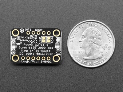 Adafruit 4517 - LSM6DSOX + LIS3MDL - Precision 9 DoF IMU - STEMMA QT / Qwiic - 4