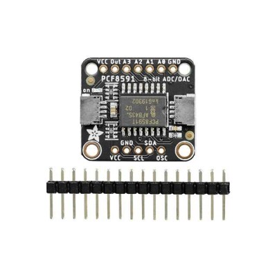 Adafruit 4648 - PCF8591 Quad 8-bit ADC + 8-bit DAC - STEMMA QT / Qwiic - 1