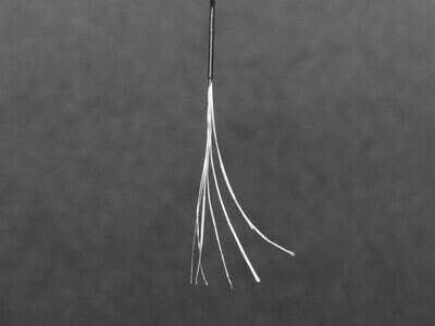 Adafruit 4734 - Ultra-Fine Stranded Wire Spool - 10 meters - 34AWG - Black - 2