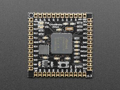 Adafruit 4802 - CircuitBrains Deluxe - CircuitPython-compatible SAMD51 Module - by Null Byte Labs - 2