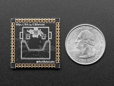 Adafruit 4802 - CircuitBrains Deluxe - CircuitPython-compatible SAMD51 Module - by Null Byte Labs - 3