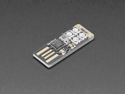 Adafruit 4870 - Neo Trinkey - SAMD21 USB Key with 4 NeoPixels - 1