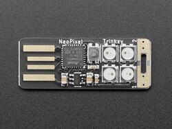Adafruit 4870 - Neo Trinkey - SAMD21 USB Key with 4 NeoPixels - 2