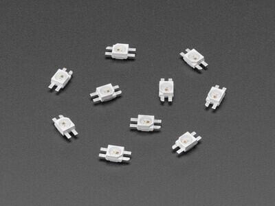 Addressable Lighting - 10 LED Discrete Red, Green, Blue (RGB) 3.10mm L x 2.70mm W - 1