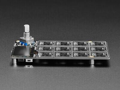 Adafruit 5100 - MACROPAD RP2040 Bare Bones - 3x4 Keys + Encoder + OLED - 2