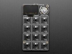 Adafruit 5100 - MACROPAD RP2040 Bare Bones - 3x4 Keys + Encoder + OLED - 4