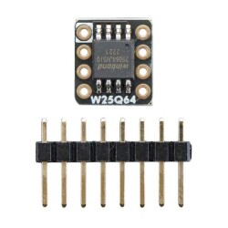 Adafruit 5633 - QSPI DIP Breakout Board - W25Q64 - 64 MBit 8 MByte - W25Q64JVSSIQ - Adafruit Industries LLC