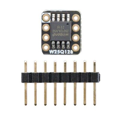 Adafruit 5634 - QSPI DIP Breakout Board - W25Q128 - 128 MBit 16 MByte - W25Q128JVSSIQ - 1