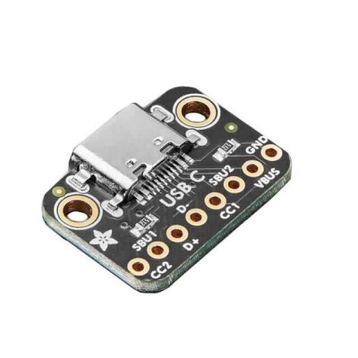 Adafruit - 6050 - Sunken USB Type C Breakout Board - Downstream Connection - 1