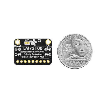 Adafruit 6359 - LM73100 23V 5A Max Ideal Diode Breakout - 2