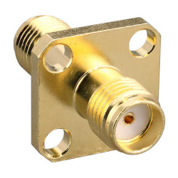 Adapter Coaxial Connector SMA Jack, Female Socket To SMA Jack, Female Socket 50 Ohms - 1