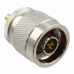 Adapter Coaxial Connector N Plug, Male Pin To MMCX Jack, Female Socket 50 Ohms - 1