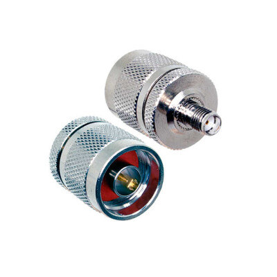 Adapter Coaxial Connector SMA Jack, Female Socket To N Plug, Male Pin 50 Ohms - 1