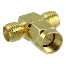 Adapter Coaxial Connector SMA Plug, Male Pin To SMA Jack, Female Socket (2) 50 Ohms - RF Solutions