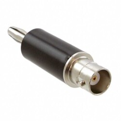 Adapter Connector BNC Female To Banana Plug Black - Pomona Electronics
