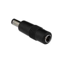 Adapter Connector Jack, 2.5mm ID x 5.5mm OD To Plug, 2.1mm ID x 5.5mm OD Free Hanging (In-Line) - MEAN WELL USA Inc.