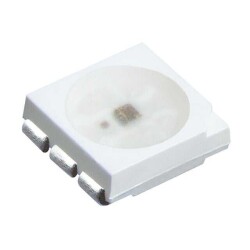 Addressable Lighting Chameleon 1 LED Discrete Serial Red, Green, Blue (RGB) 5.00mm L x 5.00mm W - Kingbright