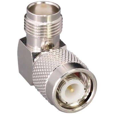 Adapter Coaxial Connector TNC Jack, Female Socket To TNC Plug, Male Pin 50 Ohms - 1