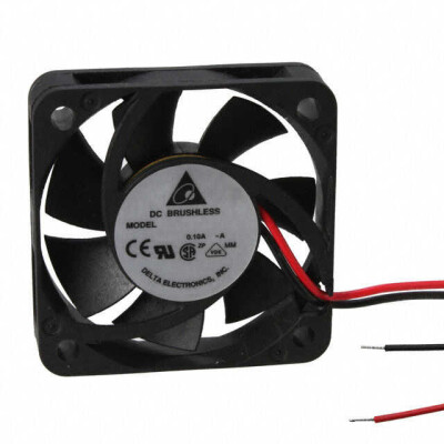 Fan Tubeaxial 12VDC Square - 40mm L x 40mm H Ball 8.2 CFM (0.230m³/min) 2 Wire Leads - 1