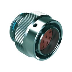 14 Position Circular Connector Plug Housing Free Hanging (In-Line) Coupling Nut - Amphenol Sine Systems Corp