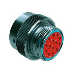 14 Position Circular Connector Plug Housing Free Hanging (In-Line) Coupling Nut - Amphenol Sine Systems Corp (1)