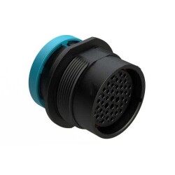 47 Position Circular Connector Receptacle Housing Panel Mount Backshell - Amphenol Sine Systems Corp